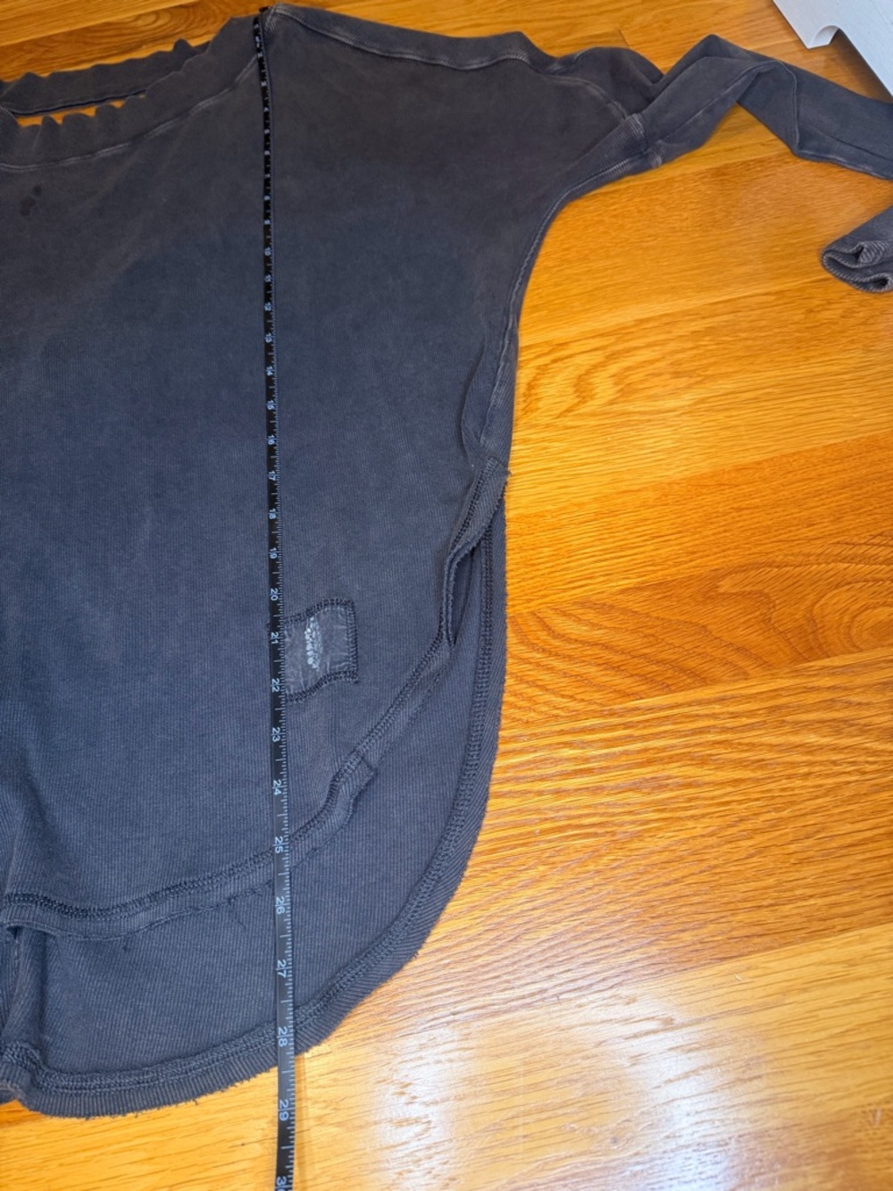 Free People Movement Black Open Back Long Sleeve Top Athletic Gym Yoga - Picture 8 of 11